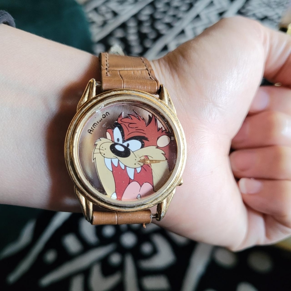 Rare vintage 1995 Armitron Looney Toons TASMANIAN DEVIL TAZ watch - Picture 4 of 4